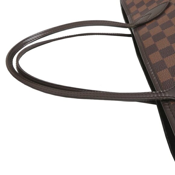 LOUIS VUITTON Brown Damier Neverfull MM Tote Bag - Picture 5 of 10